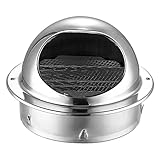 iplusmile Tapa De Escape De Campana Extractora Ventilación De Aire De Acero Inoxidable Práctica Dispositivo De Ventilación Accesorio Para Campana Extractora Cubre Tubo