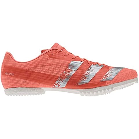 adidas Unisex-Erwachsene Adizero Md Leichtathletik-Schuh, Signal Coral/Silver Met./FTWR White, 46 EU Cover