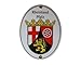 Produktbild Rheinland-Pfalz Emaille Schild Rheinland-Pfalz 11,5 x 15 cm Emailschild Oval.