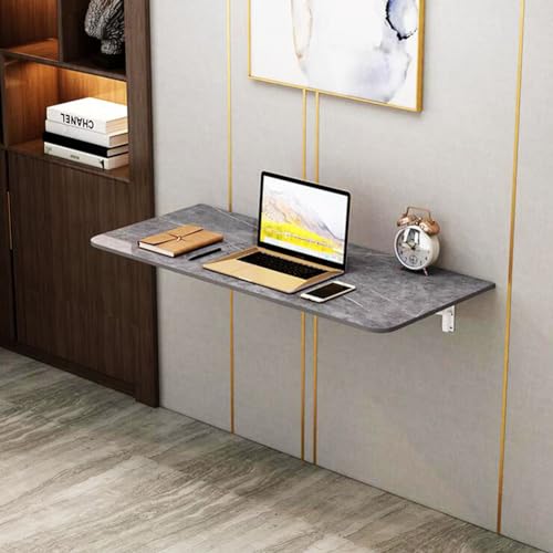 Table pliante murale rabattable et robuste pour suspendre un bureau