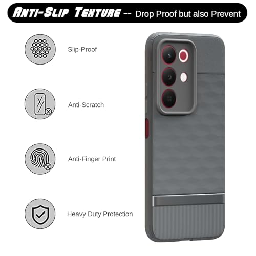 Image of Shockproof Case for Realme 15x 5G / C85 5G / Narzo 90x 5G | Full Camera Protection | TPU Flexible Back Cover for Realme 15x 5G / C85 5G / Narzo 90x 5G (Graphite Grey)