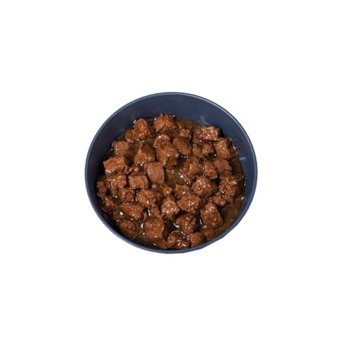 Image of Amazon Basics Wet Dog Food Variety Pack, Country Stew Flavor and Cuts in Gravy with Beef, Made with Natural Ingredients, 13.2oz Cans (Pack of 12)
