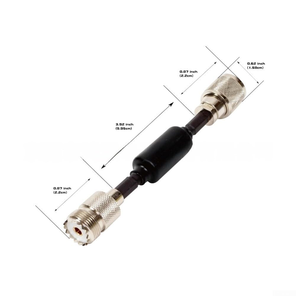 Choke di modo comune per cavo coassiale 1-300MHz RFI soppressore ferrite manicotto ferrite stazione radio prosciutto 14.35cm