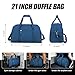 Searock 21 Inch Gym Bag with Shoe Compartment, Sports Duffle Bag for Travel, Carry On Duffel Bag, Weekender Overnight Bags for Men and Women Traveling, Navy Blue