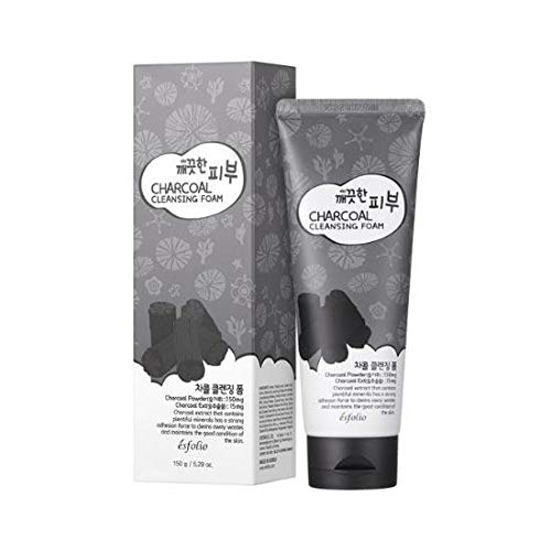 Esfolio charcoal cleansing foam (5.29 oz / 150g)