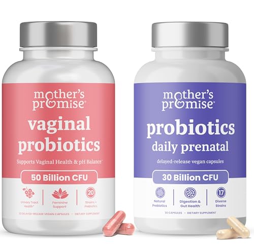 Mother's Prenatal Probiotics & Vaginal Probiotics for Women Bundle