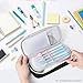 Aen Art Pencil Pouch, Big Capacity Waterproof Pencil Case, Sturdy Stationery Pen Bag for Students Teens Adults (Black)