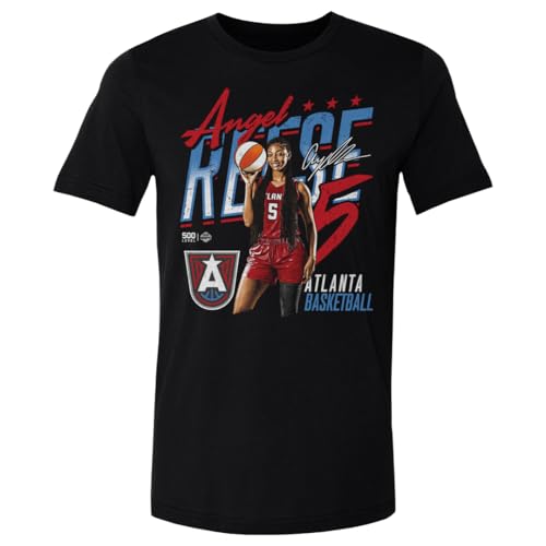 500 LEVEL Angel Reese Atlanta Dream Player Name Shirt (Black XXX-Large)