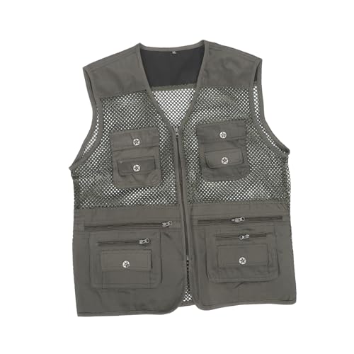 Chaleco de malla para hombre con bolsillos ajustables ifundom para viaje