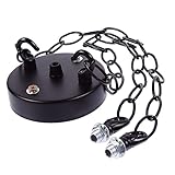 LIFKICH Ceiling Plate Chain Diy Lamp Tool for Ceiling Medallion Lighting Fixtures Chandelier Base