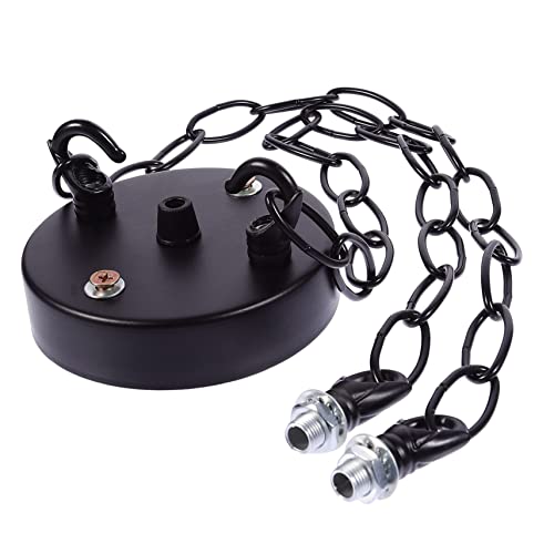 LIFKICH Ceiling Plate Chain Diy Lamp Tool for Ceiling Medallion Lighting Fixtures Chandelier Base