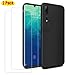 Produktbild cookaR ZTE Axon 10 Pro 5G Hülle+[2 Stück] ZTE Axon 10 Pro 5G Panzerglas Schutzfolie,Silikon TPU Handyhülle Schutzhülle Case Ultradünn Soft Cover - Schwarz