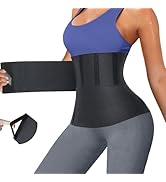 crazy bean Damen Waist Trainer Verstellbarer Korsett Bauch Wickelgürtel Unsichtbarer Wickelgürtel...