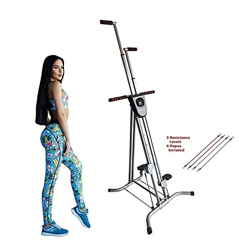 X-Factor Vertical Climber 8.0 Stair Stepper Climbing Machine HD Home Gym Exercise Workout Full Body Fitness Cardio Training Adjustable w LCD Display