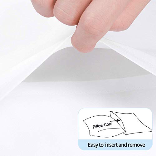 Kid Toddler Pillowcase 2 Pack - Organic Cotton Baby Travel Pillow Case - Hypoallergenic Envelope Closure Girls Boys Pillow Cover For Sleeping, 14X20 Inch #TOP5