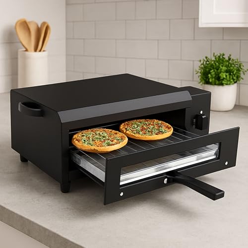 Image of Drumstone (𝟏𝟓 𝐘𝐞𝐚𝐫𝐬 𝐰𝐚𝐫𝐫𝐚𝐧𝐭𝐲) 2500W Electric Tandoor with Adjustable Timer | Compact Countertop Grill & Roasting Oven for Home Cooking