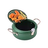 'Prodent 304 Stainless Steel Deep Fryer,Deep Fryer with Thermometer Control and Lid,Tempura Fryer...