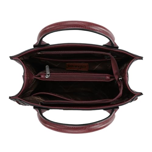 Image of Wrangler Tote Bag for Women Western Cowhide Purse and Wallet Set