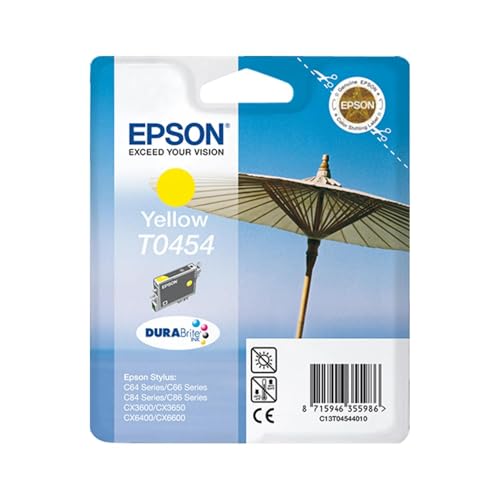 Epson Stylus C84 Encre Jaune C13T04544010 pour remplacer votre cartouche vide sans bavure