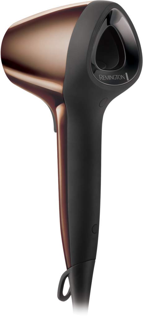 Remington Asciugacapelli 1800W - Leggero e Potente - Flusso d'aria 3D, 3 livelli di riscaldamento, 2 livelli di ventola separati, 2 ugelli per styling + diffusore, D7777
