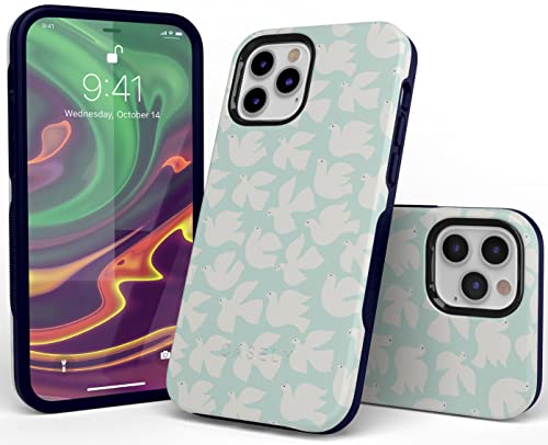 Casely Iphone 12 Pro Max Case | Love Birds | White Doves Case | Compatible With Magsafe #TOP3