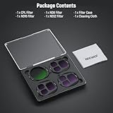 NEEWER CPL + ND Filter Set Compatible with DJI Mavic 4 Pro (4 Pack), Screw On Circular Polarizing ND8 ND16 ND32 Multicoated Optical Glass Neutral Density Drone Lens Filter with Magnetic Storage Case - Image 9