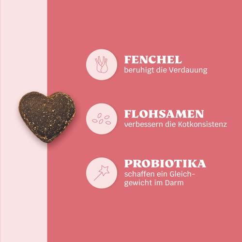 9-in-1 Probiotika für Deinen Hund - Lucky Belly 220 Drops (650g) von mammaly - Bei Magenprobleme & Verdauungsprobleme für Magen-Darm, Verdauungssnacks bei Gras fressen & Kotfresser Leckerlies mit Huhn