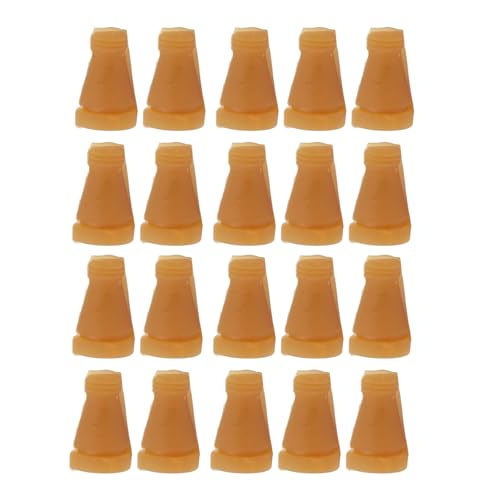 CHEOTIME 20Pcs Chicken Plucker Fingers, Rubber Plucking Fingers for Chicken Plucker Machine, Flexible Feather Removal Attachments for Turkeys Quail Poultry(Short 4cm)
