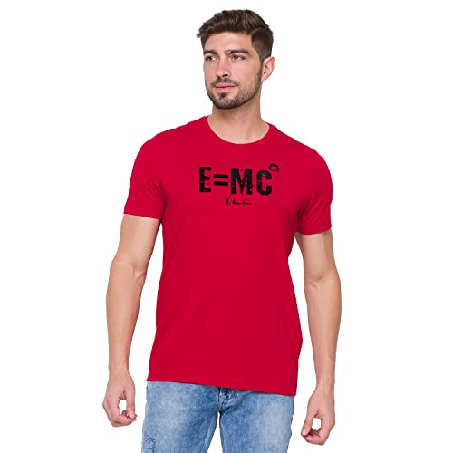 Image of Spykar Men's Printed Slim Fit T-Shirt
