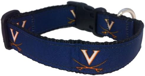 NCAA Virginia Cavaliers Dog Collar (Team Color, Medium)
