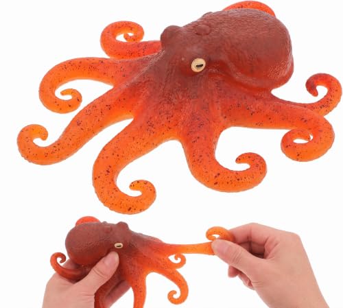 FOMIYES Squishy Octopus Figurine,Soft and Realistic Octopus,Stress Relief Fidget Toy for Kids & Adults,Suitable for Desk Decoration Holiday Birthday Party Gift