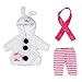 Produktbild Dolly Moda, Puppenkleidung, Puppenkostüm, Schneemann 43cm, Kostüm für Puppen bestehend aus Overall, Leggings, Schal und Kleiderbügel, 871591, Zapf Creation, Schwarz