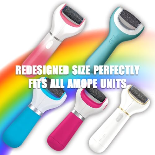 13 Extra Coarse Replacement Roller Refill Heads Compatible with Amope Wet Dry Electronic Foot File Refill(13 Extra Coarse for Wet & Dry) Black - Thumbnail 2