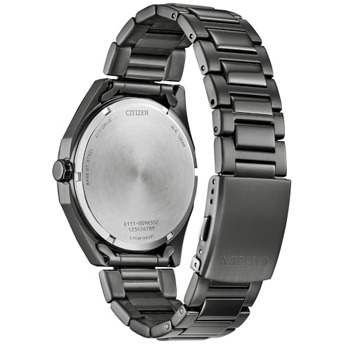 Image of Citizen Men's Eco-Drive Sport Casual Odyn Watch, Gray Stainless Steel Bracelet, Gray Dial, 3 Hand, Date (Model: BM7637-81H)