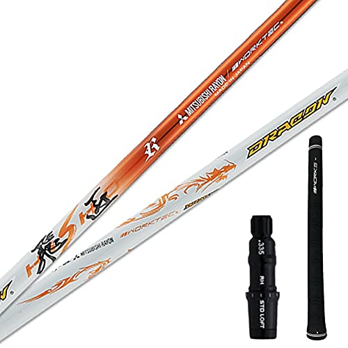 テーラーメイド 純正 スリーブ 三菱 ケミカル ドラコン飛匠 シャフト単体 中調子 全長46インチ インチ選択可能 グリップ付き ハードヒッター向け カーボン ドライバー フェアウェイウッド 用 45.0インチ X 中調子