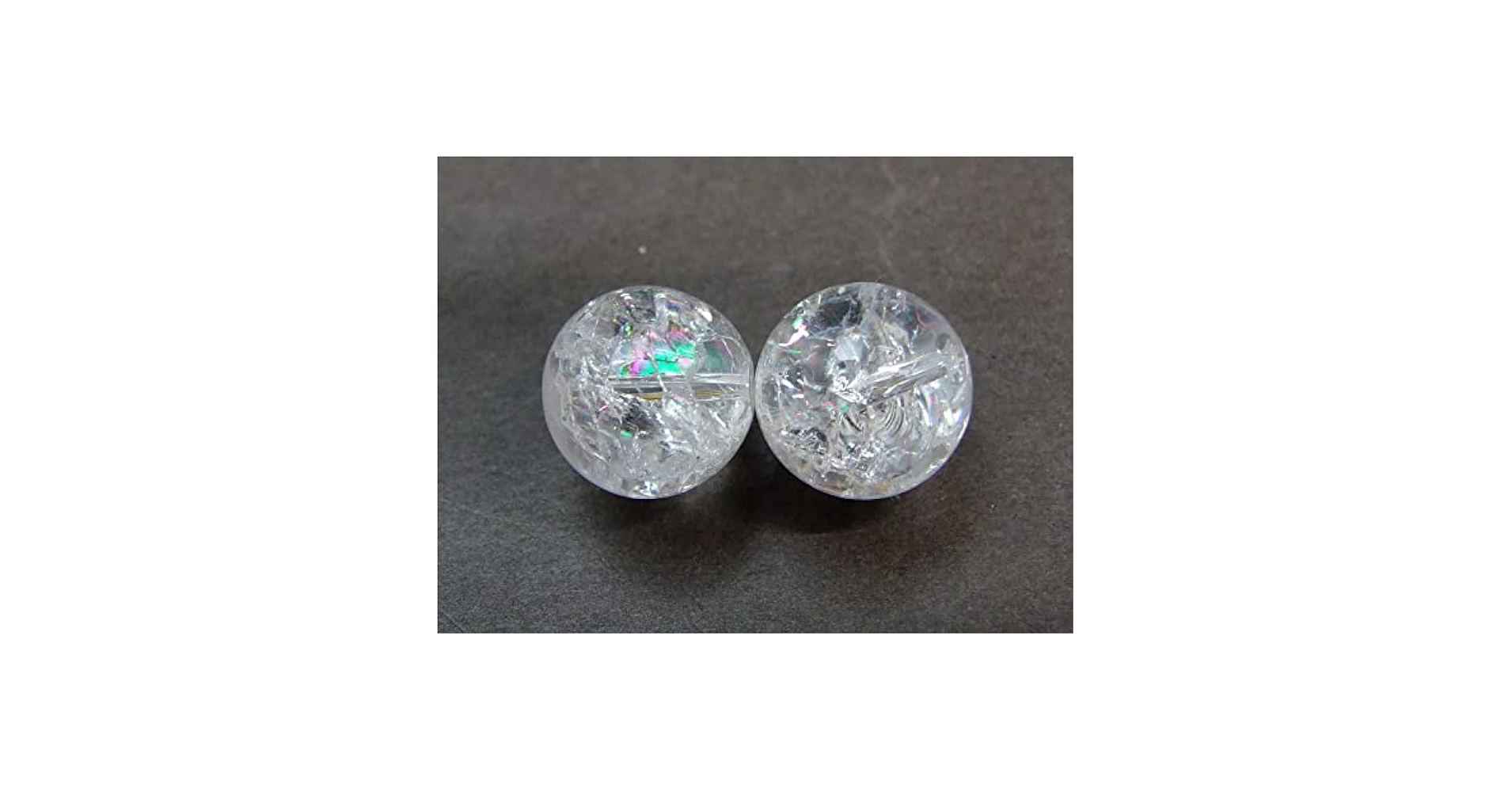 Amazon | 62792 虹入り 15mm～16mm AA 1粒売り クラック水晶