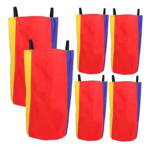 Sacs de course pour jeux en plein air YARNOW : lot de 6 pièces de couleurs assorties