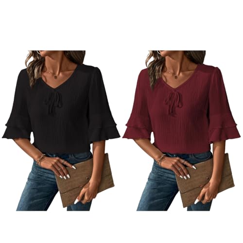 Image of TOPLOT Women's Top | Stylish Shirt Design | Comfortable Western Top| Easy Movement Structure | Trendy Look Styling | Versatile Perfect for Casual & Everyday Fashion (5231)