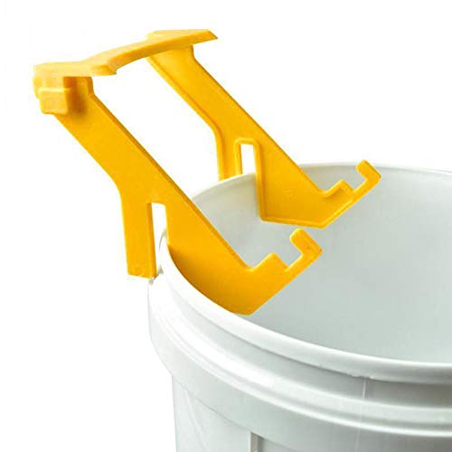 HOTEU Plastic Bee Honey Bucket Rack Frame Grip Holder Beekeeping Beekeepers Tool Pail Stand Support Tools