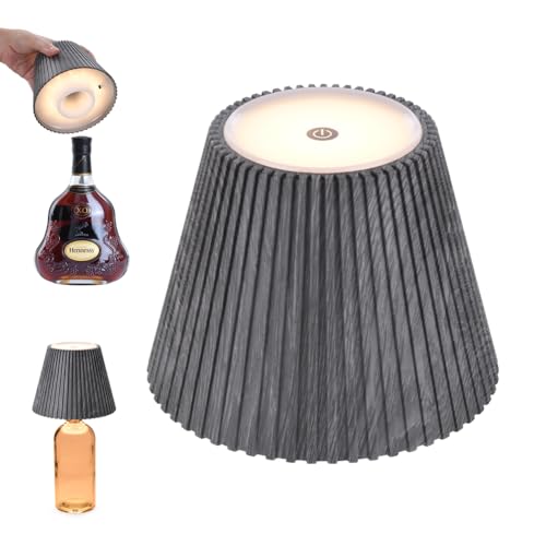 WILIT Wireless Bottle Lamp Shades for Table Lamps, 3 Level