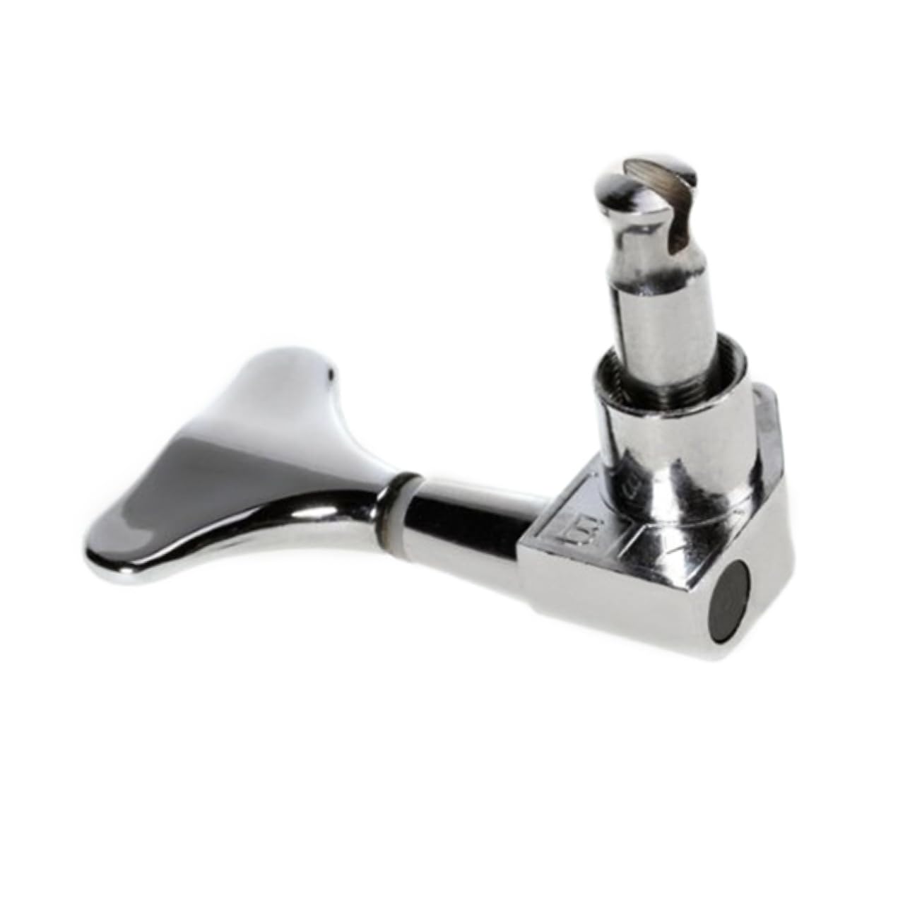 ifundom Bass Tuning Pegs Set 2 Left 2 Right Locking Tuners Guitar Bass Tuners Silver Finish