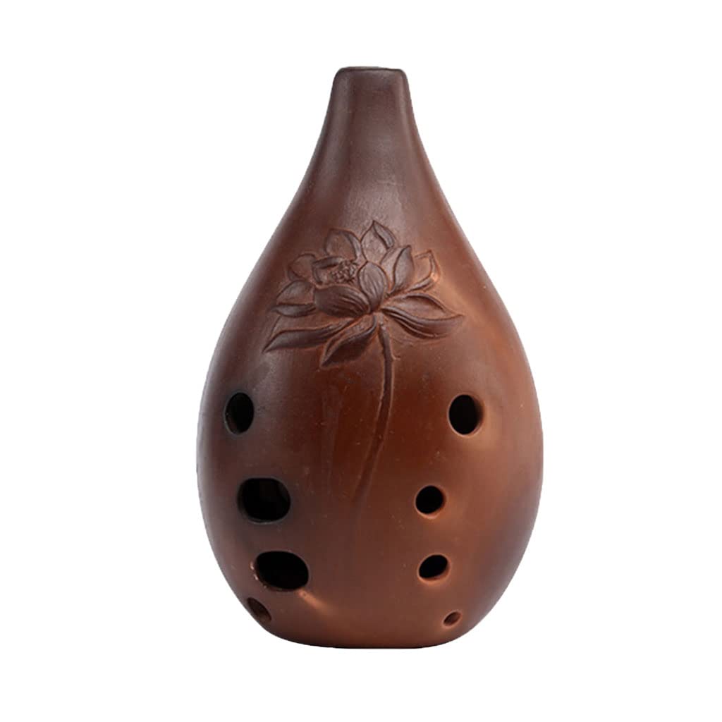flet bambusowy, Chiński instrument ceramiczny z otworem, starożytny muzyczny Shakuhachi Dizi, profesjonalny gliny(B)