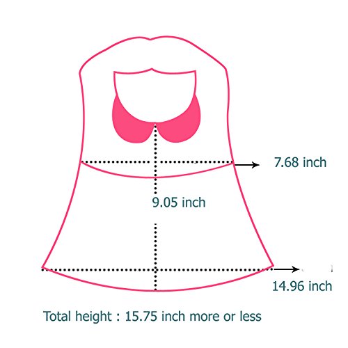 Gzmm 3-Pack Baby Girl's Bibs Dress Infant Toddler Waterproof Burp Cloths With Adjustable Snaps #TOP5