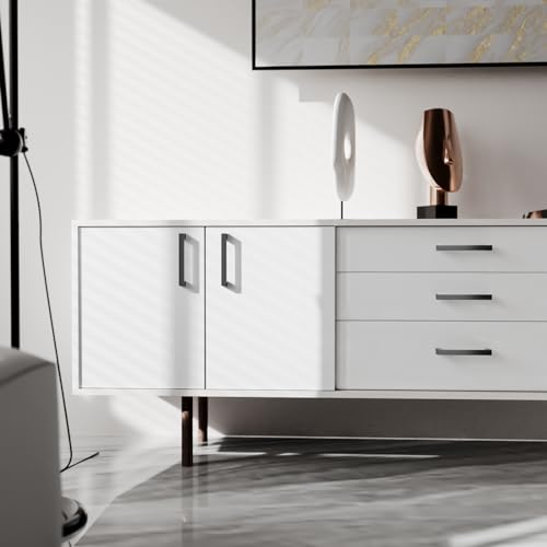 Poignées d'armoires de cuisine Cobbe au design épuré pour commode