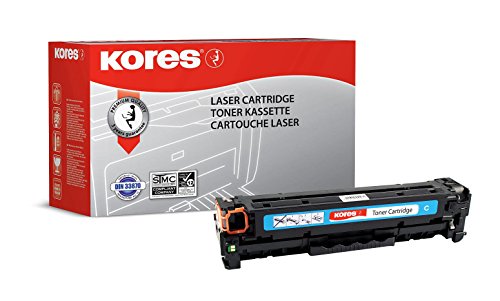 Cartouche laser cyan Kores G1218RBB compatible avec imprimante HP Color LaserJet