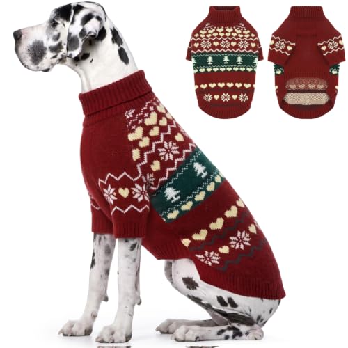 Image of Great Dane Sweater, 4XL Dog Sweater for Extra Large Dogs Winter Walk, XXXXL