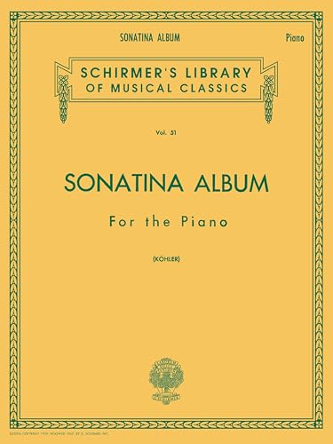 Sonatina album for the piano piano: 0051 (Schirmer's Library of Musical Classics)