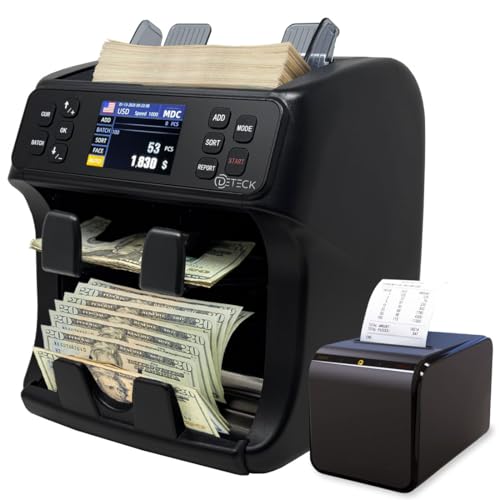 Image of DETECK DT50P Direct Thermal Receipt Printer 58mm Paper Width, Manual Cutter, 150mm /s Printing Speed, USB & Serial Interface (No Ink Required)
