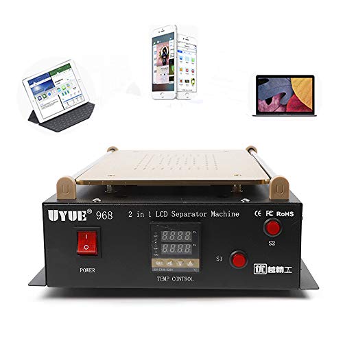 14 inch LCD Screen Separator Machine Touch Screen Digitizer Removal Built-in Vacuum Machine for Cell Phone, Tablet Glass LCD Screen Repair 110V-250V