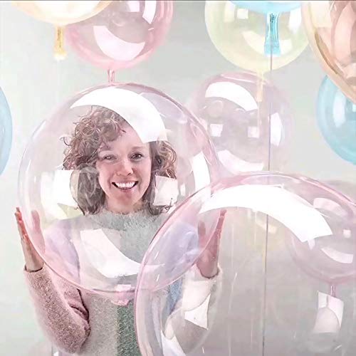 18 Inch Helium Bobo Balloons for LED Light Up Balloons - Christmas, Wedding, Birthday Party Decorations (Orange, 10 Pack, Led String Not Included) - Image 8